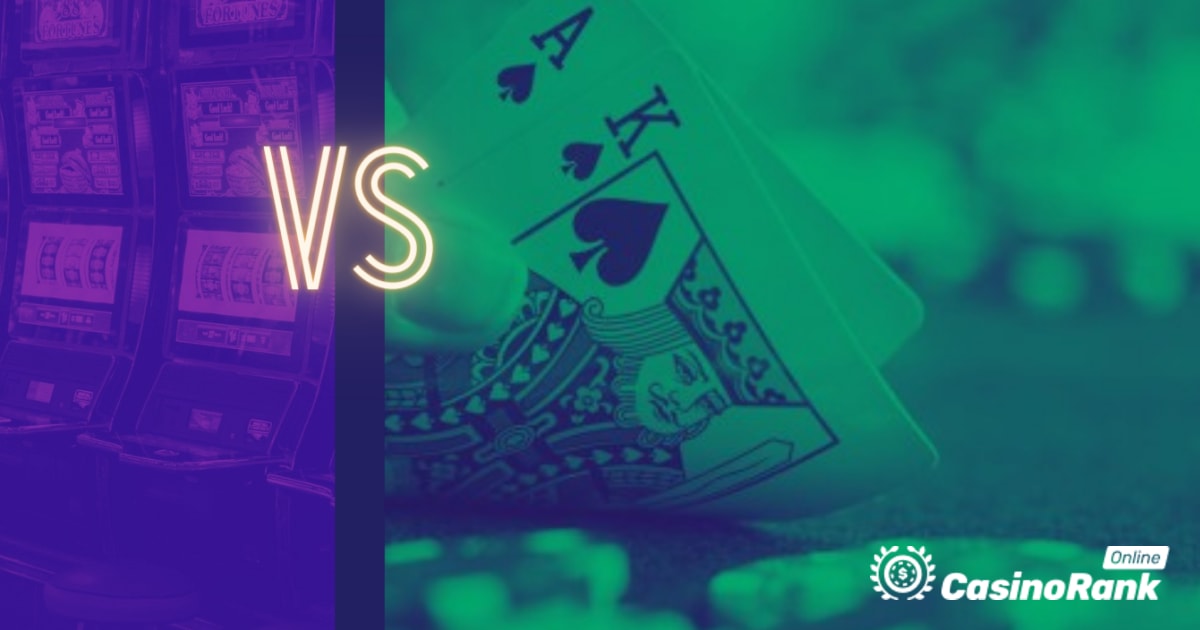 Online casinospellen: slots versus blackjack – welke is beter?